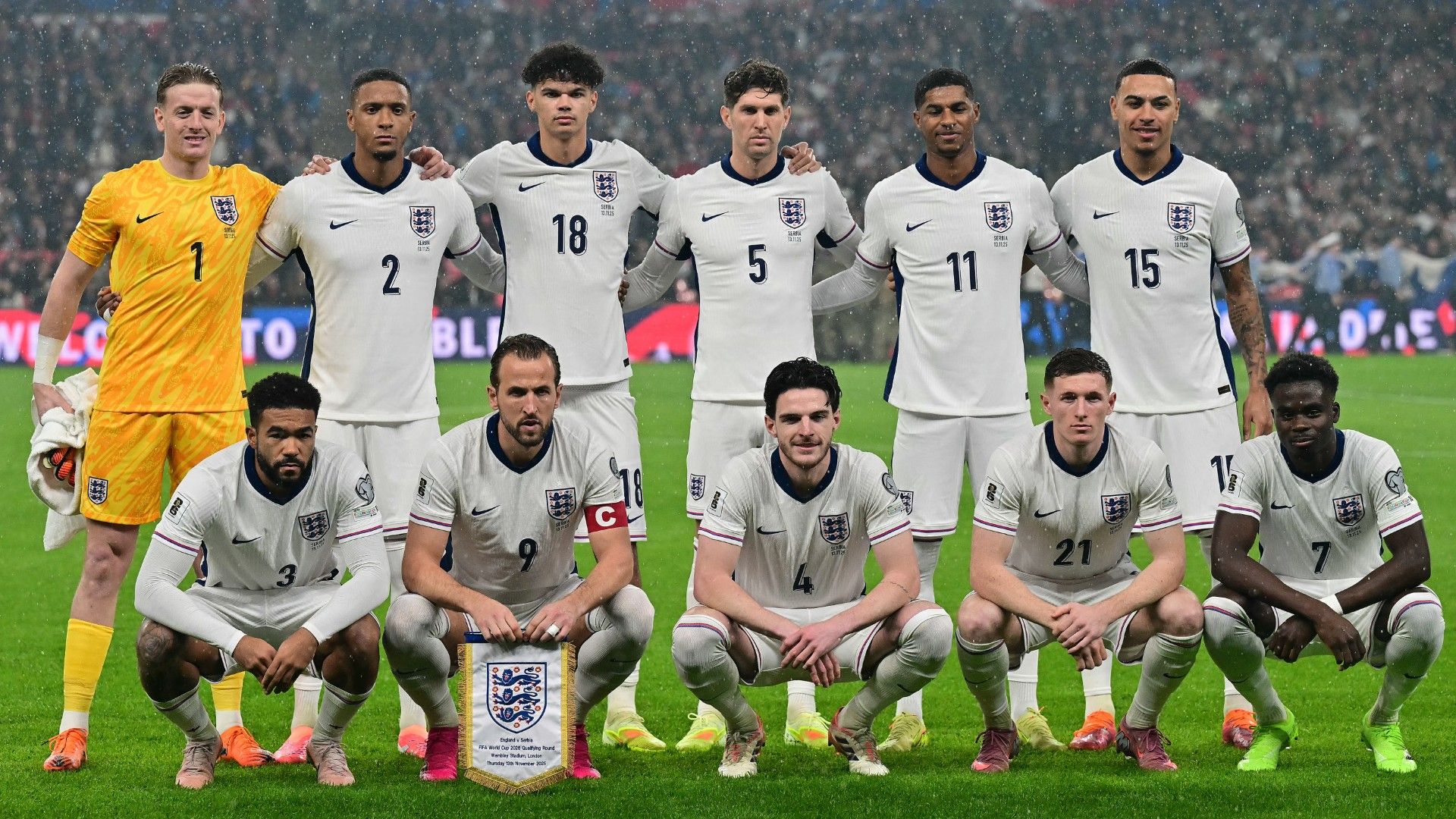 サッカー イングランド代表 最新メンバー｜FIFAワールドカップ2026